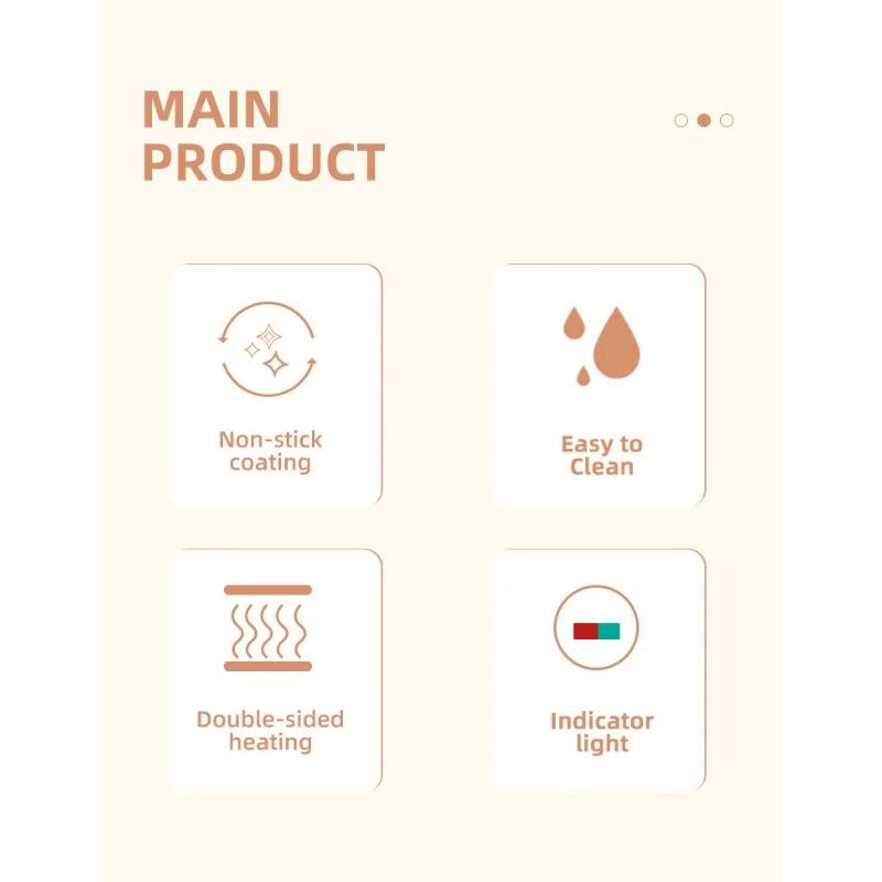 Mini Donut Maker Machine Non-stick Surface for Kids Breakfast Snack Desserts Makes 7 Doughnuts White Color Home Appliances