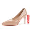 1088-H temperament pointed-toed stiletto high heels women's not tired feet waterproof table single shoes women's professional bridesmaids banquet shoe