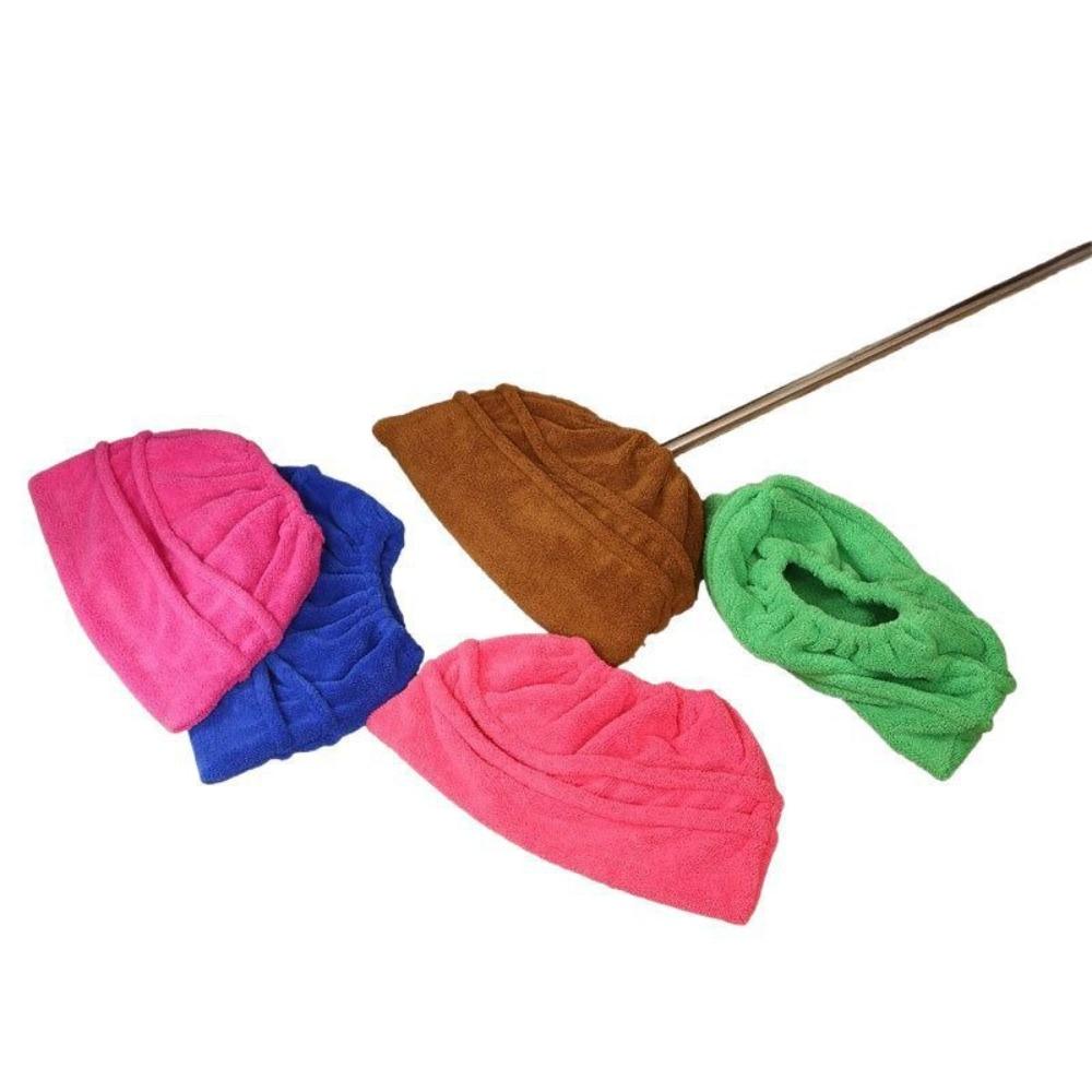 6PCS Coral Velvet Multi Function Broom Cover Eco-Friendly Broom Cover Cloth  Kitchen