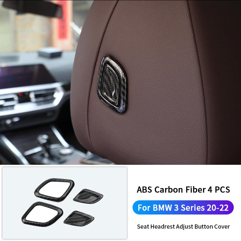 For BMW 3 Series G20 19-22 Carbon Fiber Color Center Gear Shift Panel Decorate Cover Shift Lever Panel Trim