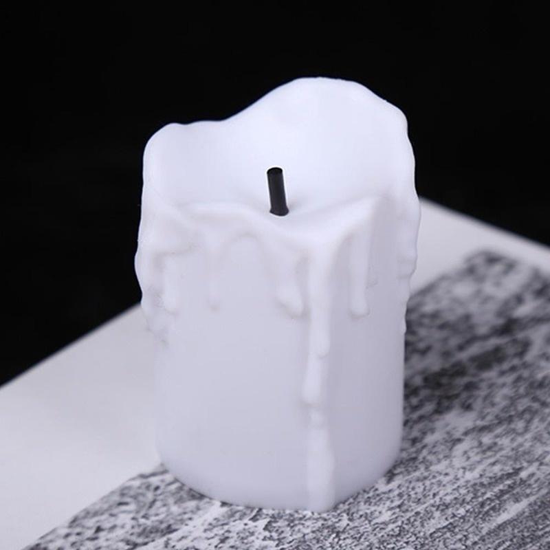 

24 шт. светодиодная беспламенная свеча маленькая романтическая электронная свеча свадьба вечеринка Хэллоуин Рождество украшение дома подарок 24pcs белый