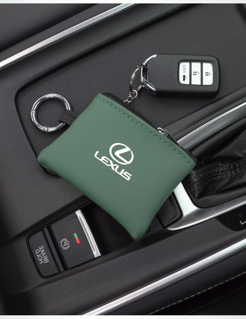 Kožené pouzdro na klíče od auta Klíčenka Mini úložná taška Příslušenství Pro Lexus F SPORT ES RX NX LS UX LM LX GX LC RZ IS CT GS RC HS SC LBX