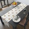 Easter Bunny Floral Table Runner, Spring Kitchen Dining Table Decorations, Easter Eggs Home Decor