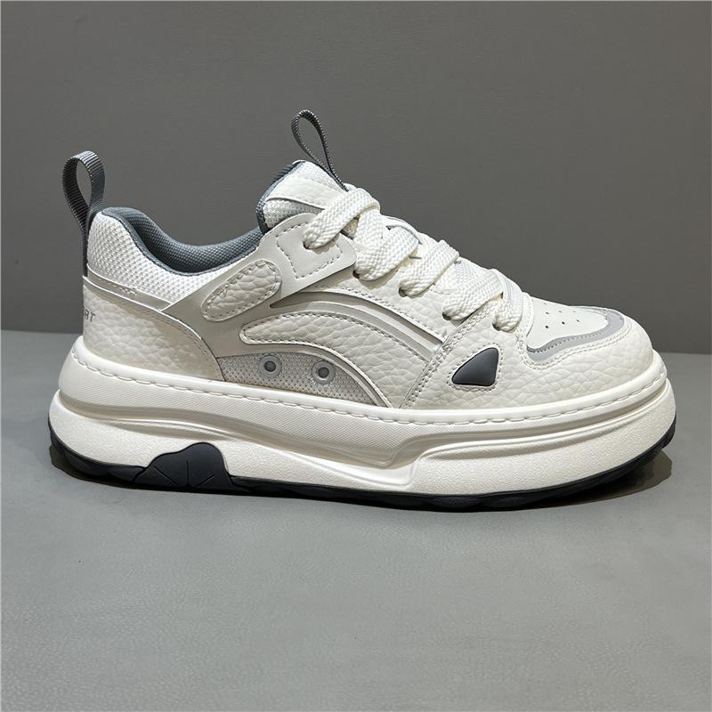 Осенние новые повседневные дышащие кожаные низкие кеды tt 38