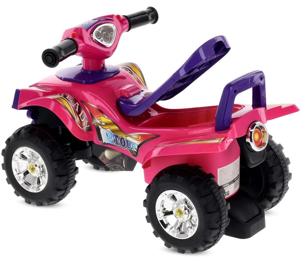 Ride-on Toy for a Child's First Birthday Purple Pink Quad
