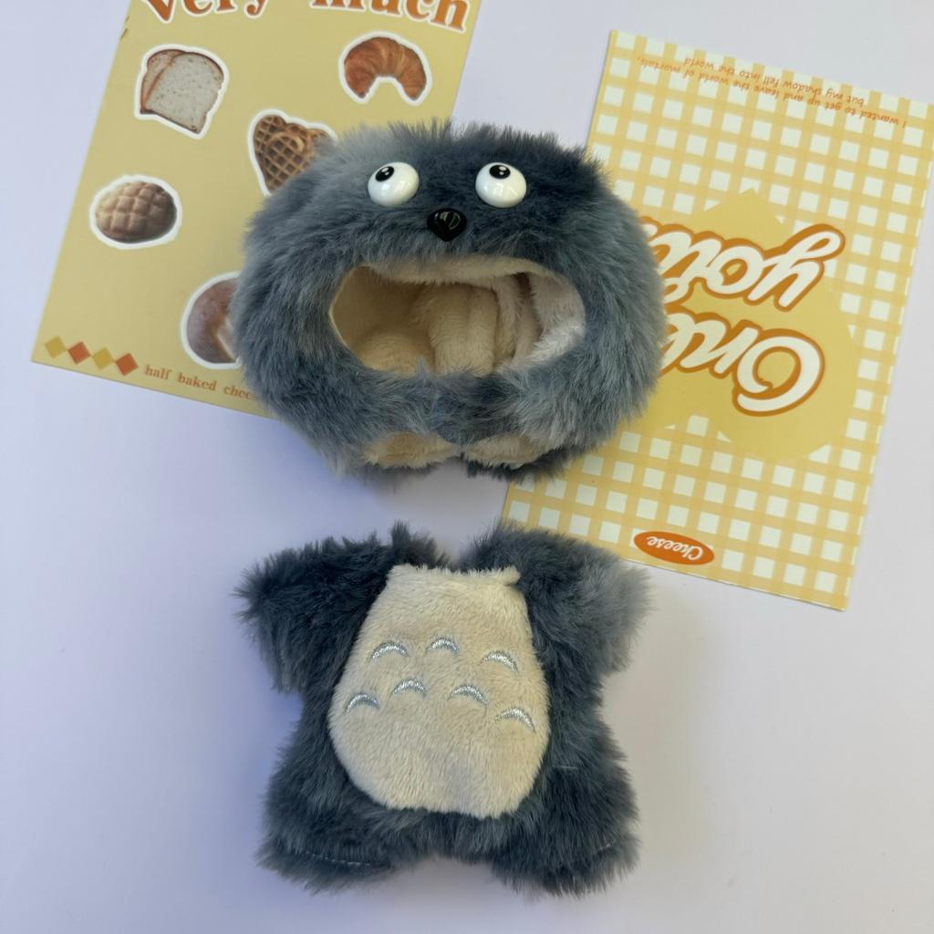 17cm Labubu Clothes Halloween V1 A2 A3 Plush Doll Accessories Labubu Designer Clothes Pumpkin Costume Set