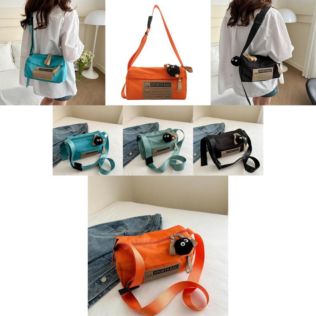 Stylish Casual Women's Shoulder Bag In Trendy Japanese And Korean Design With Pillow Shape And Multiple Color Options For Outdoor Use