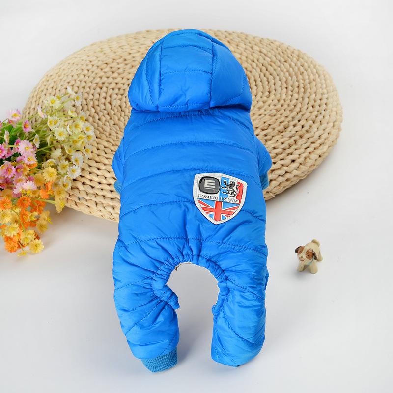 

Теплая одежда для собак, зимняя одежда для щенков чихуахуа, комбинезон для собак, одежда для собак, зимняя одежда для собак, йоркширских терьеров, мопсов, пуделей 8-18 лет XS-08 синий