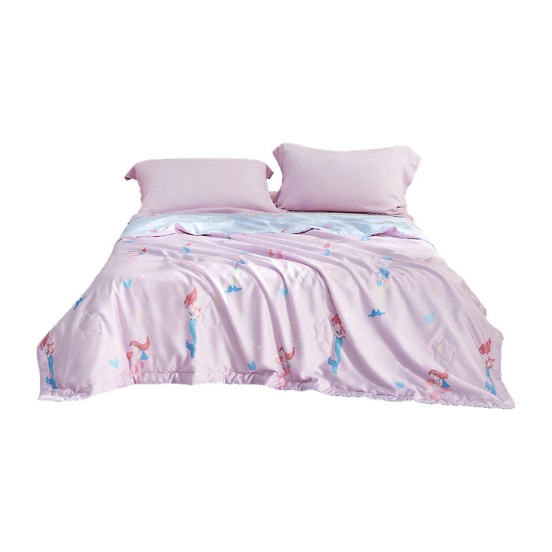 Luolai Kids A-Class Antibacterial Washable Tencel Silk Summer Quilt