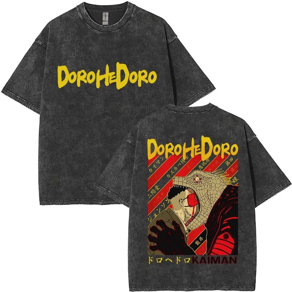 Anime Dorohedoro Kaiman Graphic Print TShirt Men Women Cotton Gothic Streetwear Hip Hop Fashion Summer Casual Oversized New Tee