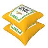 Mustard Mayo Ketchup 2 Pcs Square Pillowcase Pillow Cover Cushion Zip Decorative Comfort Throw Pillow For Home Car