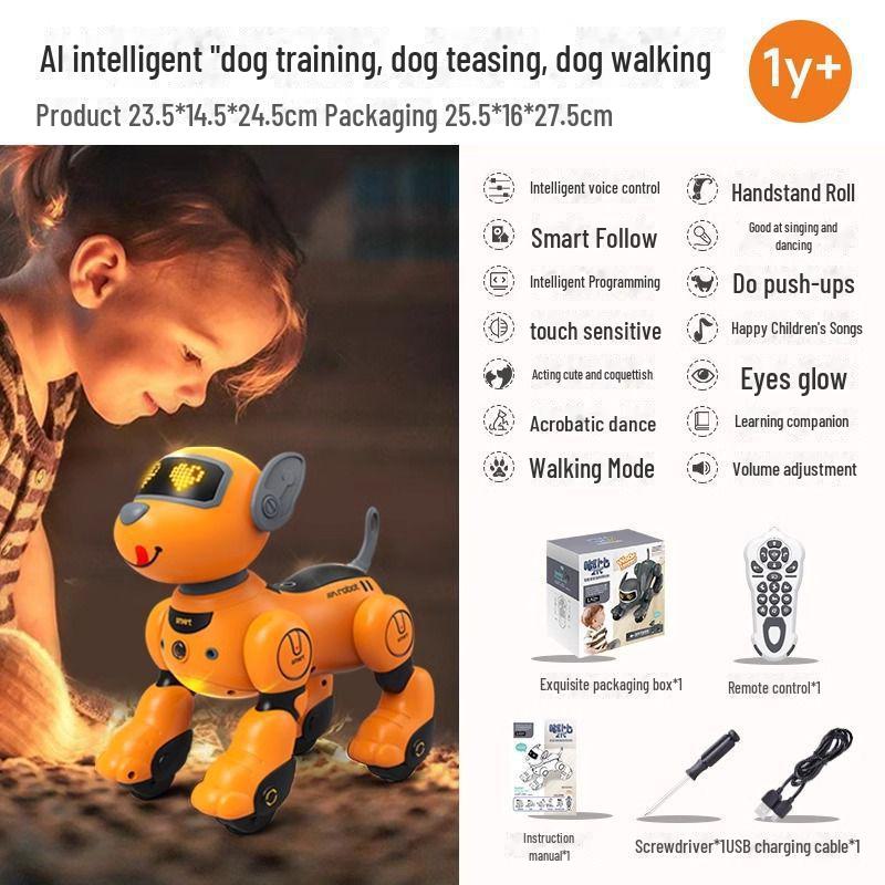 "Smart Educational Robot Dog Toy for Boys, Ages 1-3: Perfect New Year Gift"