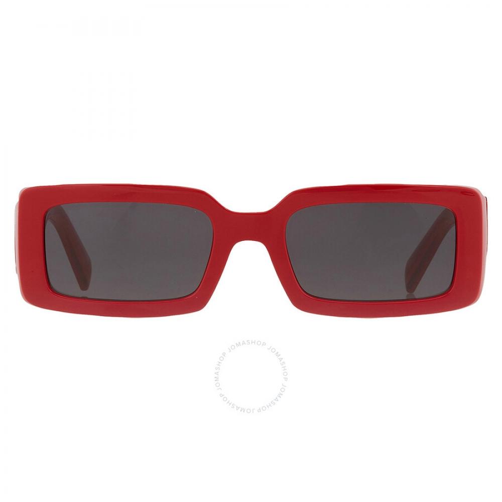

Dolce Gabbana Dark Grey Rectangular Ladies Sunglasses DG6187 309687 53