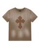 AAKAM Dust Fade Cros2 Half Top (Brown)