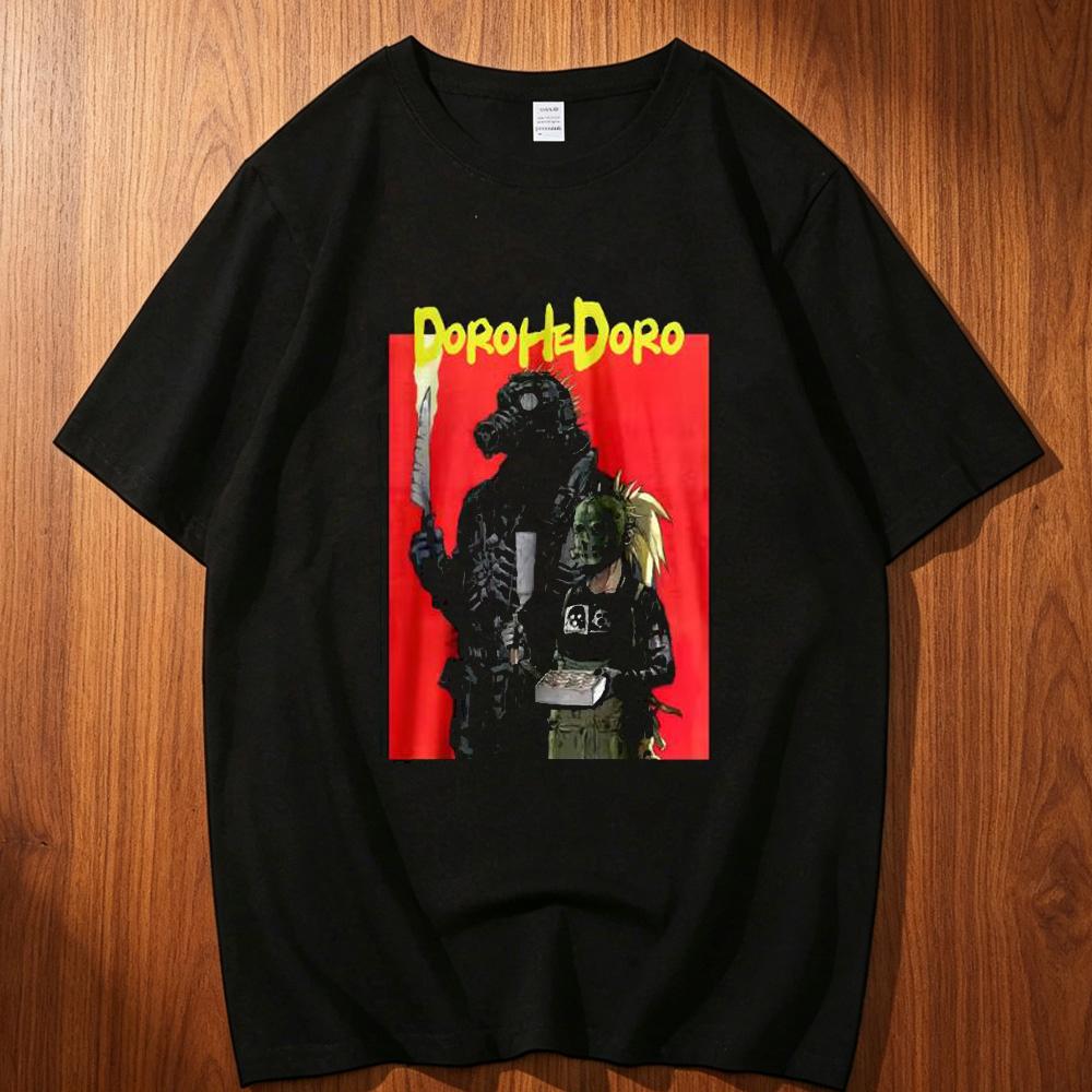 Dorohedoro Cotton Tshirt Teen Harajuku Pop Culture Aesthetic Graphic Breathable Colorful University Graphic Korean Clothes