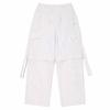 KIRSH Ribbon Detail Two-Way Nylon Pants [White]