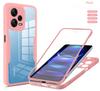 360 Clear Case for Xiaomi 12T Pro 13 Lite Redmi Note 12 11 Pro Plus 5G 12S 11S POCO X5 Pro F5 Full Protection Phone Bumper Cover