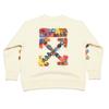 Off White Childrens/Kids Crew Neck Sweatshirt
