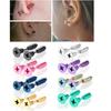 Personalisierte Edelstahl-Kreuz-Ohrstecker für Damen & Herren - Hip-Hop-Ohrringe & Accessoires
