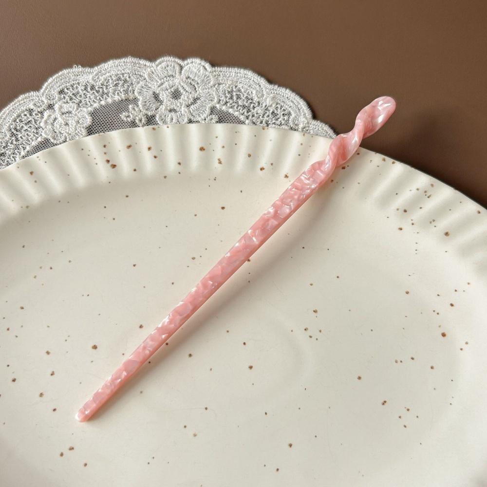 Vintage Acetate Hair Sticks For Women Girls Chopstick Bun Maker Elegant Hairpins Wedding Bridal Hair Accessories