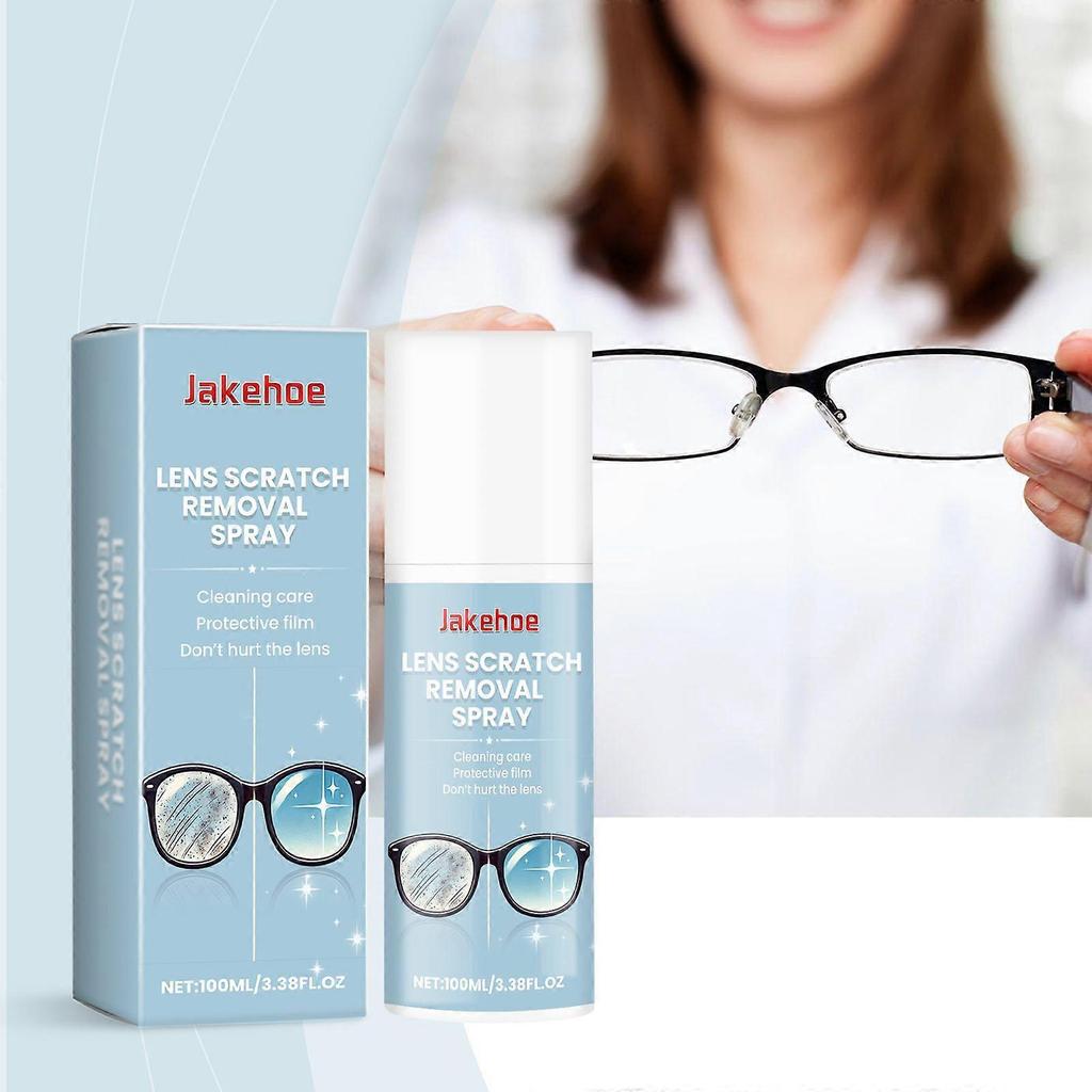 Limited time!!Jakehoe Lens Scratch Cleaner Lens Scratch Spray Cleaning Renovation Removal Scratch Lens Maintenance