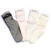 Thin Version Breathable Polka Dot Mesh Socks Transparent JK Mid Tube Socks Summer Sweet Stacked Stockings Student