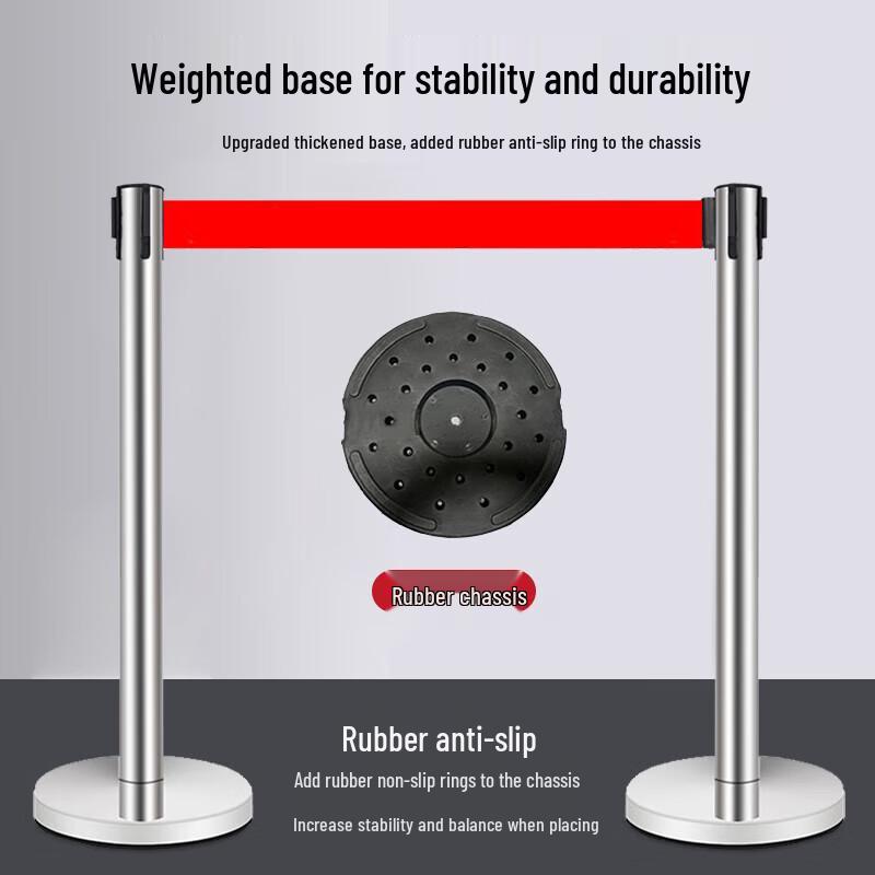 Retractable Belt Barrier Stanchion