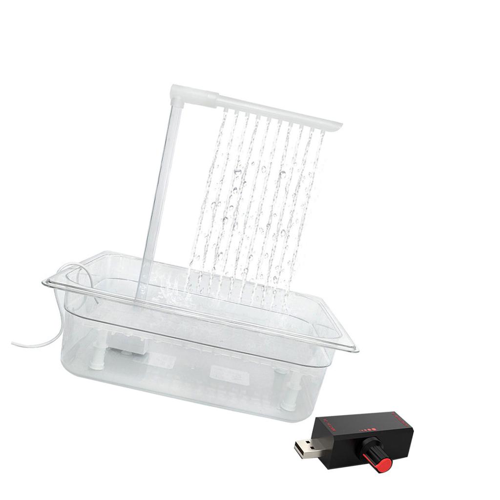 Automatic Bird Bathhouse Bathtub Parrots Shower Box with Multiple Tap Shower Multifunctional Bird Bathtub