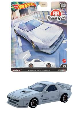 Hot Wheels Car Culture Ronin Run Mazda RX7 FC Pandem 3 and HCJ86 White Scale - (Ages Up) 1/64