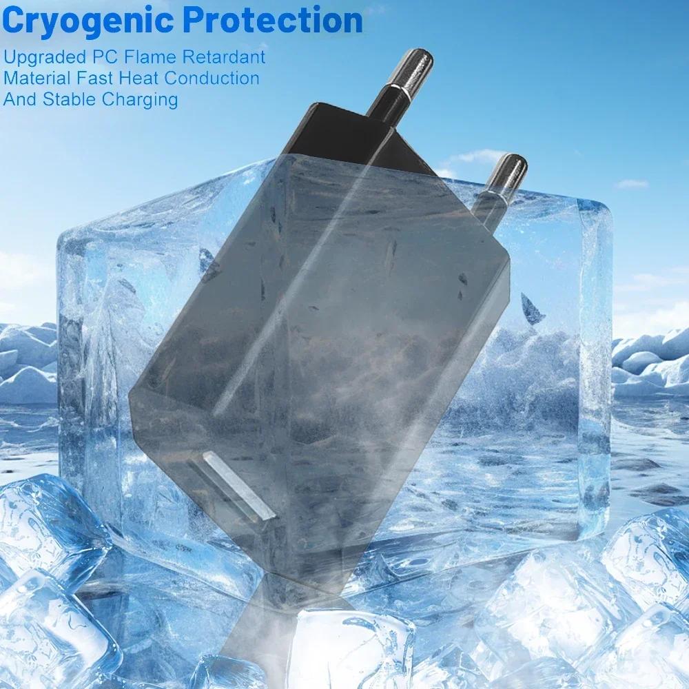 1-6PCS Universal USB Phone Charger Plug 5V 1A EU Plugs Travel Wall Charging Charger Power Adapter for IPhone Samsung Mi Google