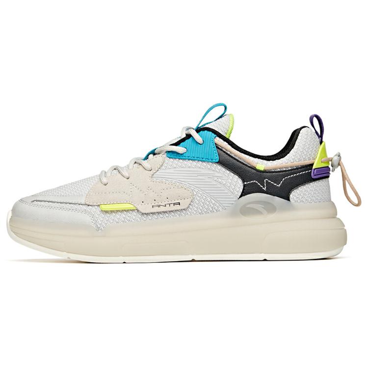 

New Anta Life Collection Wear-Resistant Slip-Resistant Low-Top Skateboard Shoes Men s Gray Black Blue 912118050-2 43
