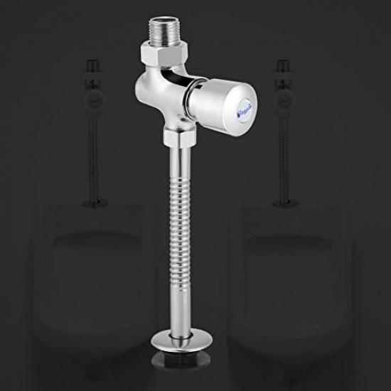 Urinal Flush Valve,Toilet Urinal Flush Valve Wall Mounted Button Type with 0.8Gpf Manual Automatic Shutoff Flush Valve (1)