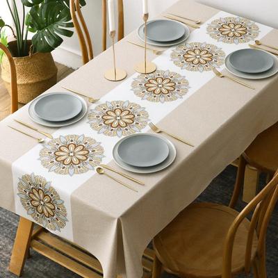 Tovaglia impermeabile e resistente all'olio in PVC ad alto senso in stile europeo