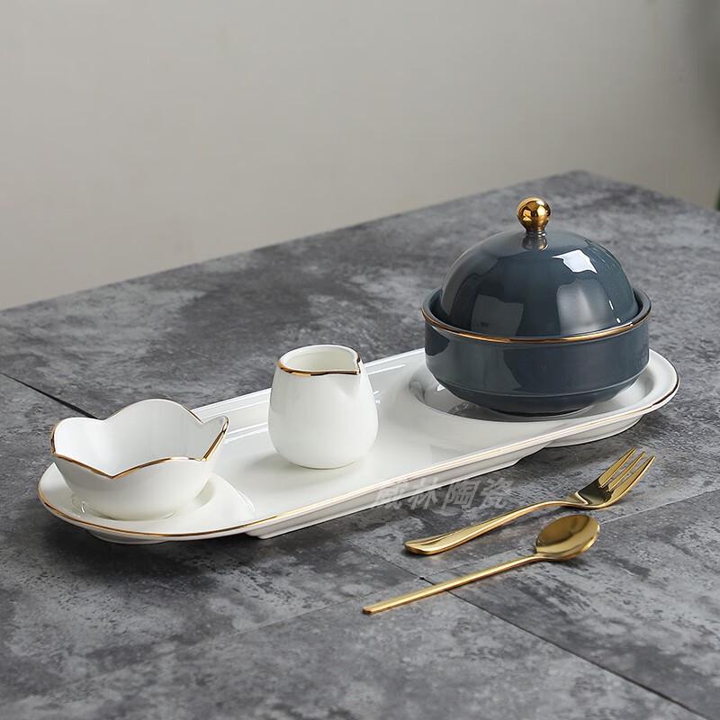 

Naijiang Elegant Silver Dessert & Soup Bowl