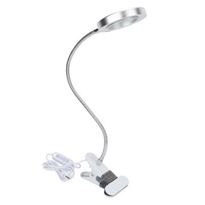 USB Lampka do czytania na biurko 3 temperatury barwowe 10 poziomów Tatuaż LED Lampa z lupą