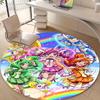 1pc Pretty Cure1 Design Printed Area Round Carpet for Bedroom Living Room Home Decor Rugs Mat Non Slip Mat Rug for Bedside