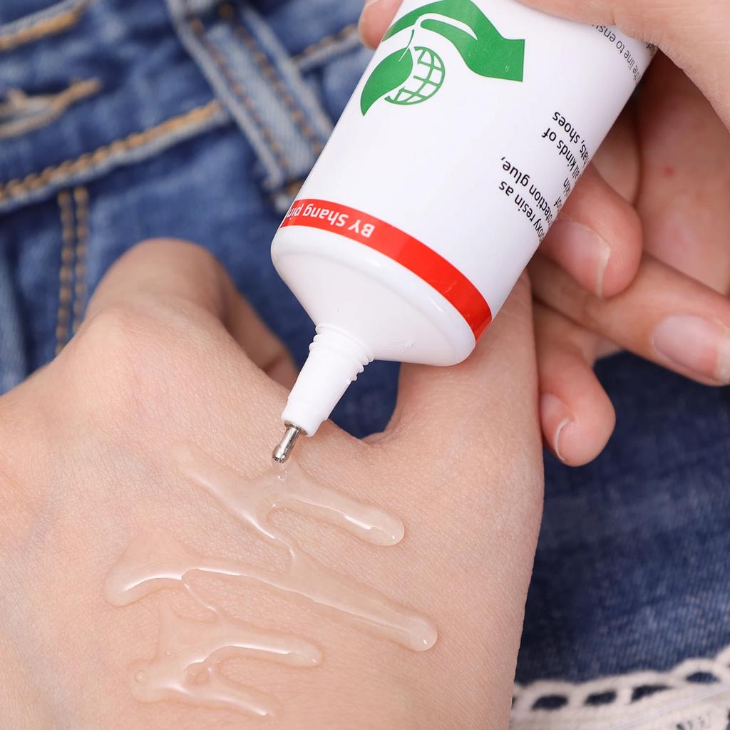 300/15ml Clear Fabric Glue Quick Dry Fabric Patching Glue Repair Seam Strong Adhesive Glue Waterproof Agent for Clothing Denim