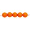 Perles plastique - RICO DESIGN - Orange - 10 mm - 24 pcs - Objets décoratifs
