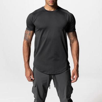 Sommer Herren T-Shirt Rundhals Einfarbig Mesh Kurzarm Schnelltrocknend Bequeme Passform Elastischer Pullover Alltag Täglich Fitness Sport Oberteil