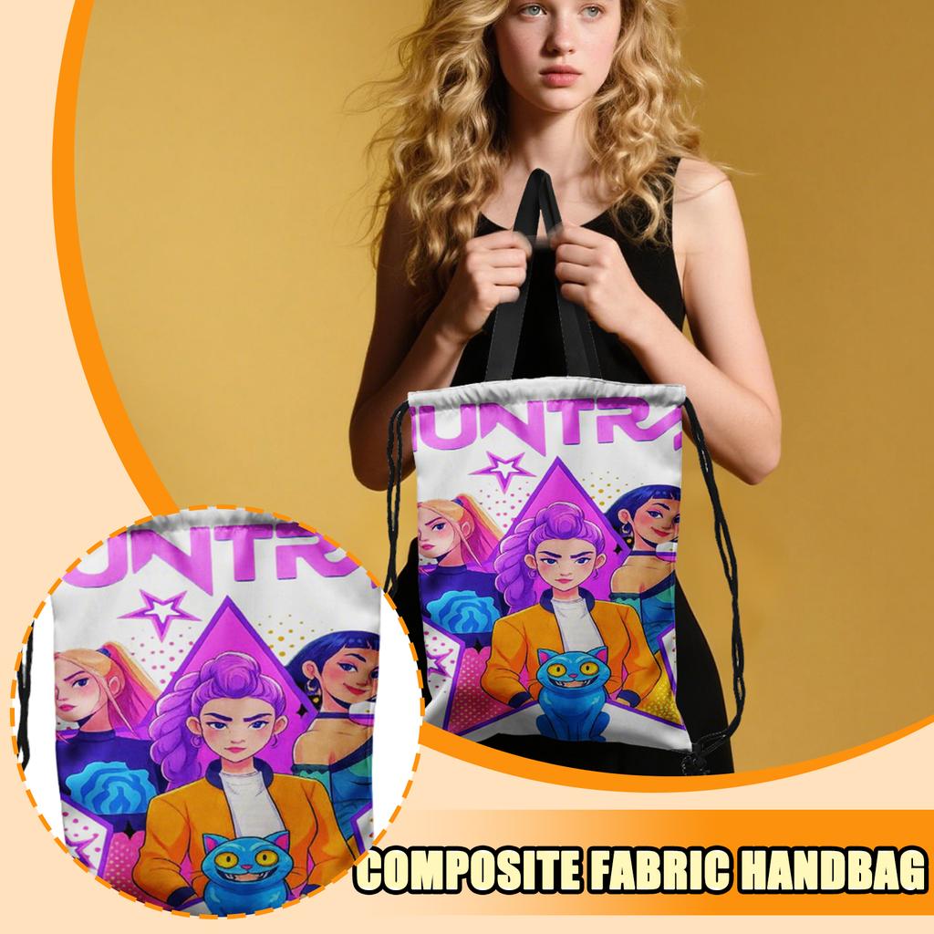 Waterproof Composite Fabric Dual-purpose Drawstring Storage Bag