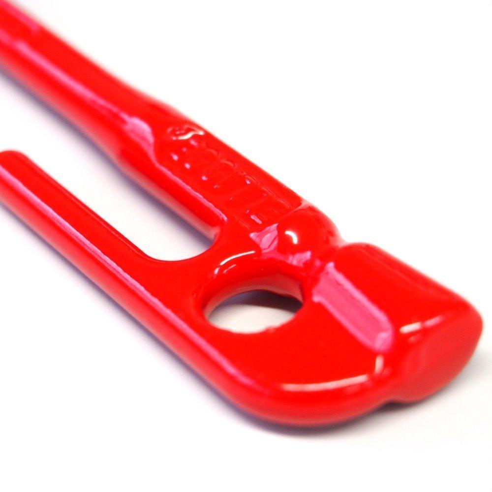 ELLISSE Forged Tent ELLISSE Set of Red Powder MADE IN JAPAN Pegs, Stakes, 38cm, 6, Coated, MK-380RD,