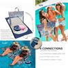 2-in-1 Floating Hammock Beach Tote Reusable Easy To Carry Inflatable Water Hammock Pool Floats Swimming Lounger