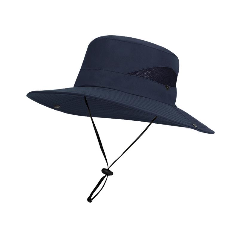 Outdoor outing mountaineering bucket hat spring and summer eaves sunscreen visor breathable versatile British sun hat children