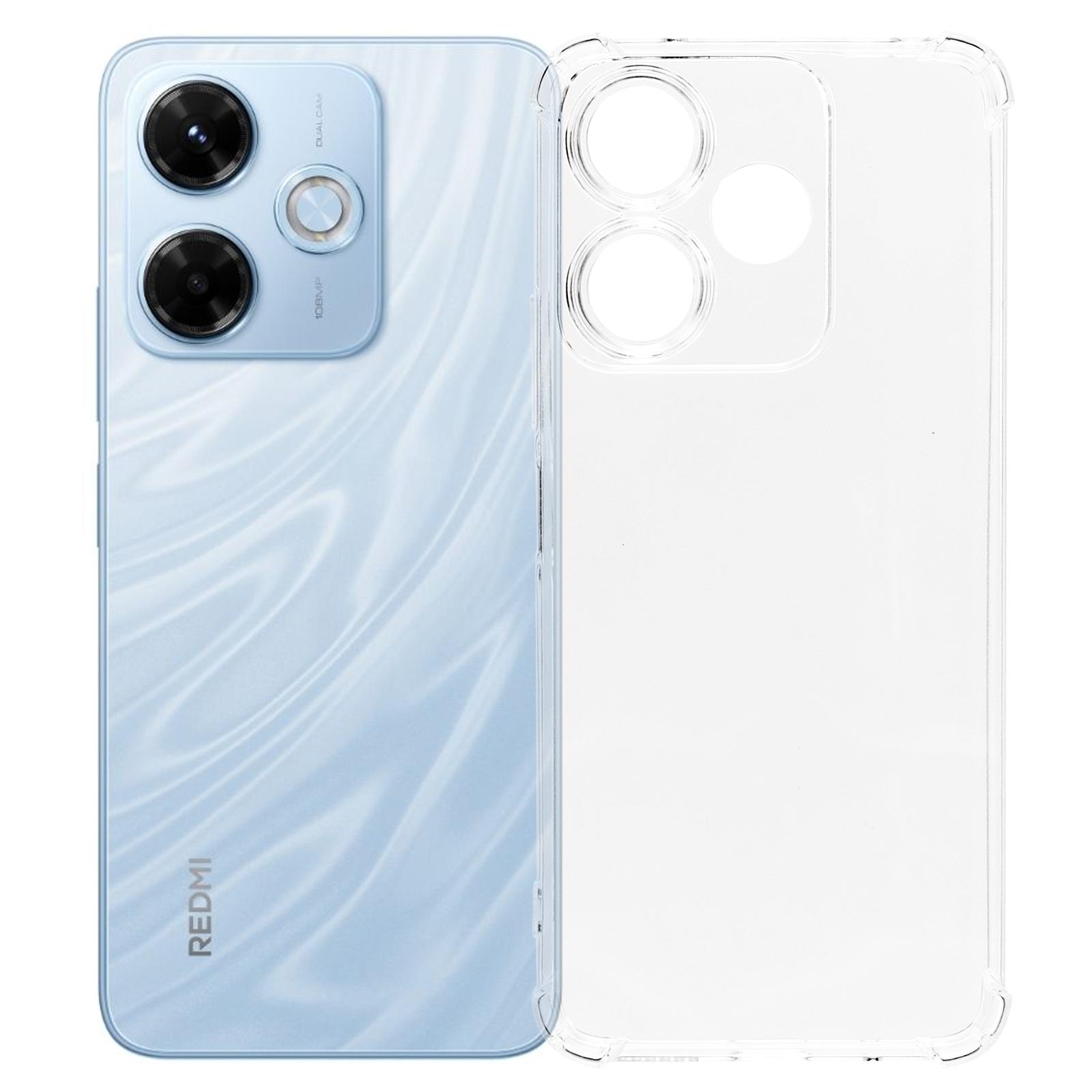 

For Xiaomi Redmi 13x 4G Phone Case Reinforced Four Corner Anti-Drop Clear TPU Cover A