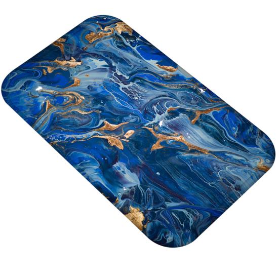 

Напольный коврик, противоскользящий впитывающий фланелевой разноцветный дверной коврик с мраморным принтом, товары для дома 3