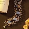 Vintage Studded Circular Chain With Light Luxury Temperament High-end Feel Palace Style Bracelet