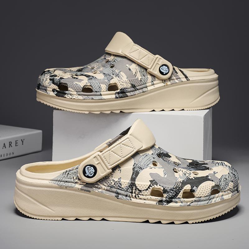 Men Flip Flops Summer Shoes Man Outside Beach Slippers EVA Light Soft Slipper Unisex Footwear Male Sandals Plus Size 368-47