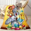 Tom And Jerry Adventure Suitable blanket for offices, travel, living rooms also a good gift for friends and family Suitable for all seasons.
