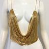 Metalen Pailletten Mouwloze Croptop Voor Nachtclub Mode Dames Zomer