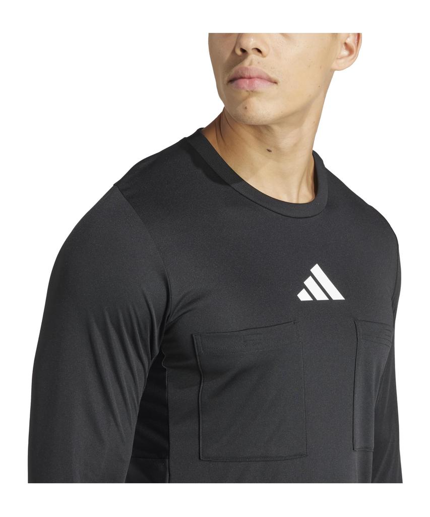 Adidas Soccer Referee Long Sleeve IFC20 Black XL T-Shirt - Men's (IN8145)